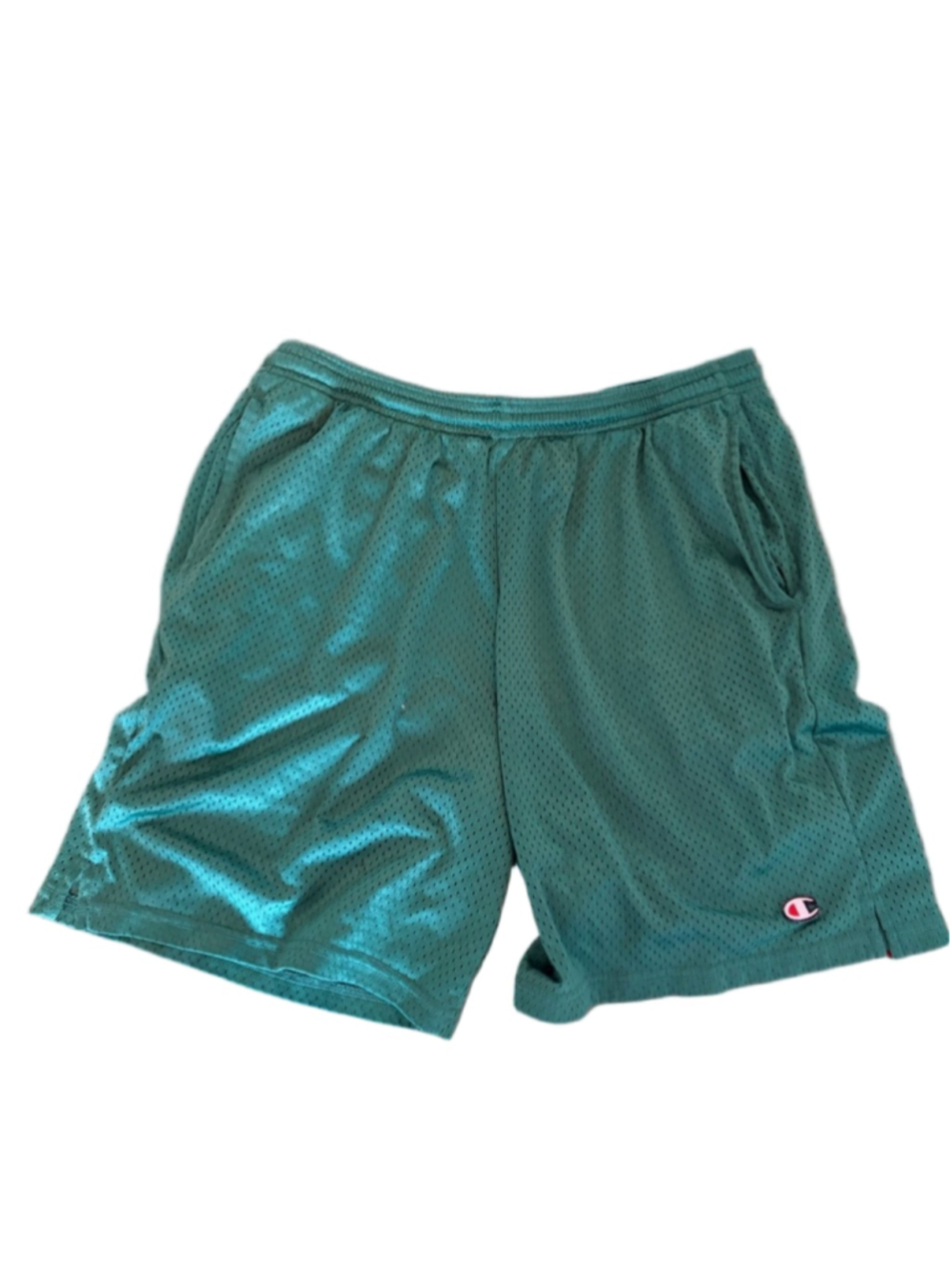 Champion Teal Mesh Athletic Shorts